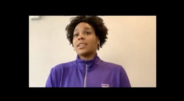 Sacramento Kings assistant coach, Lindsey Harding